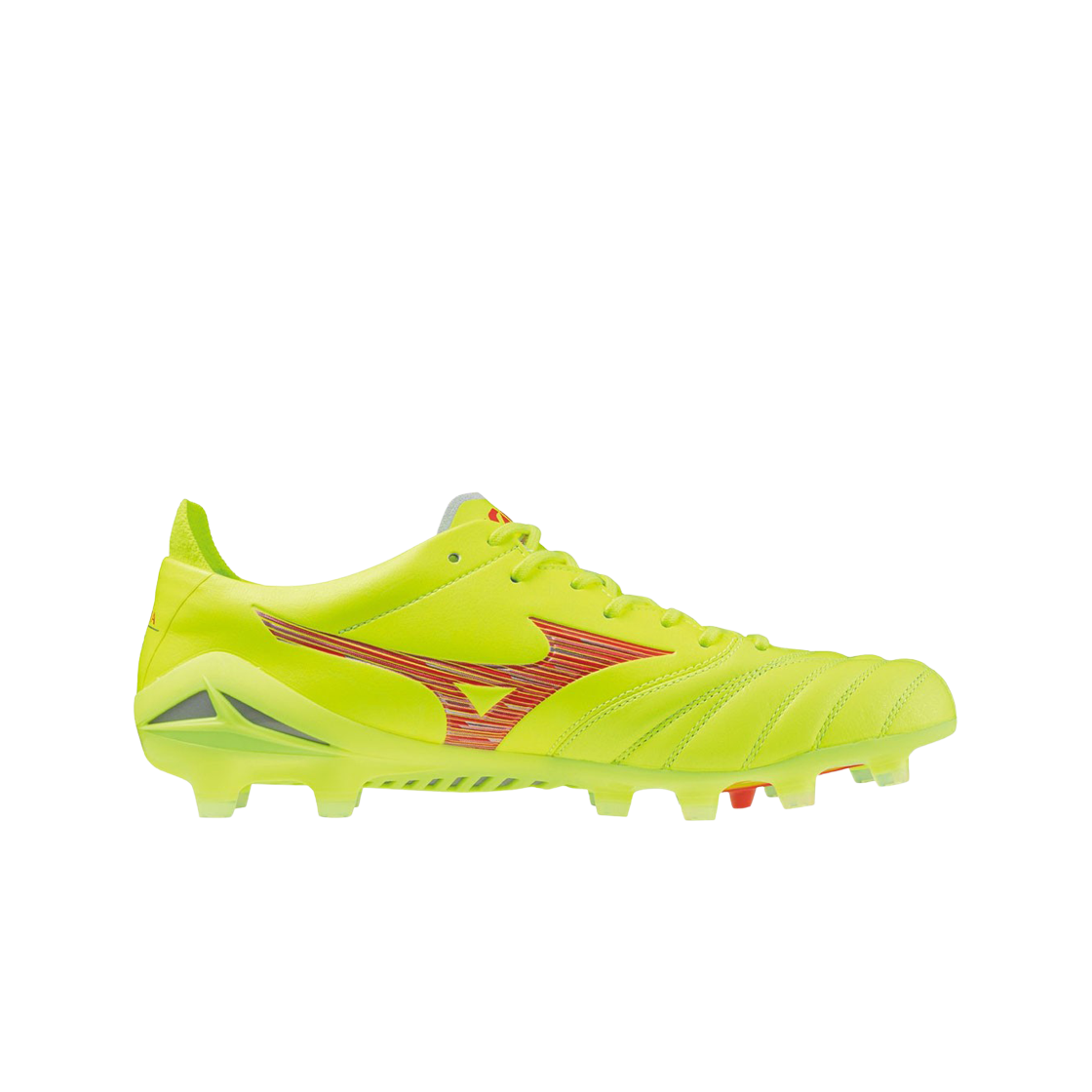 Mizuno Morelia Neo IV Elite Safety Yellow Fairy Coral 상세 이미지 1