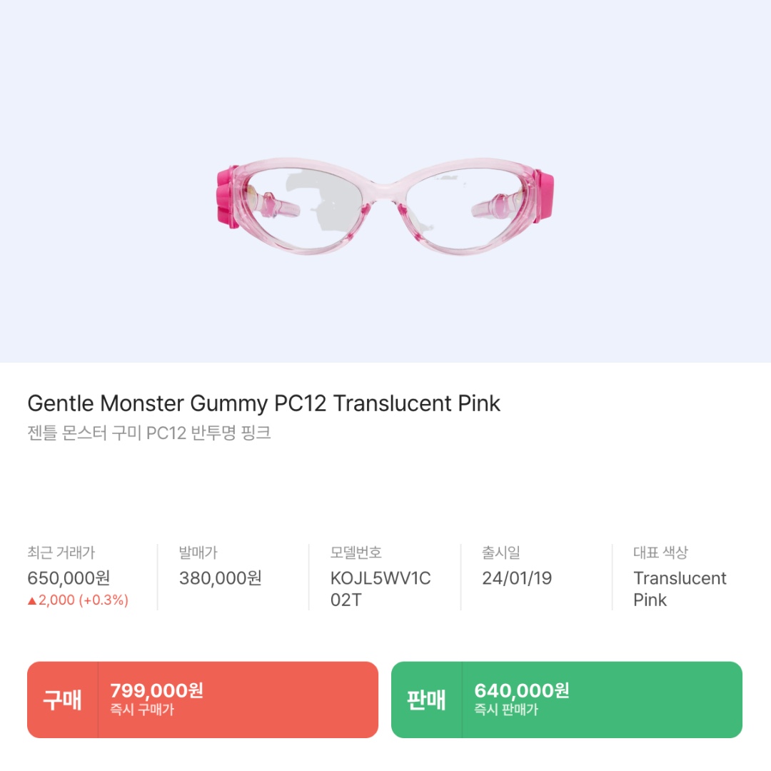 Gentle Monster Gummy PC12 Translucent Pink, Adidas Originals Beckenbauer Track Jacket Black - KR Sizing 착용 스타일 - 7