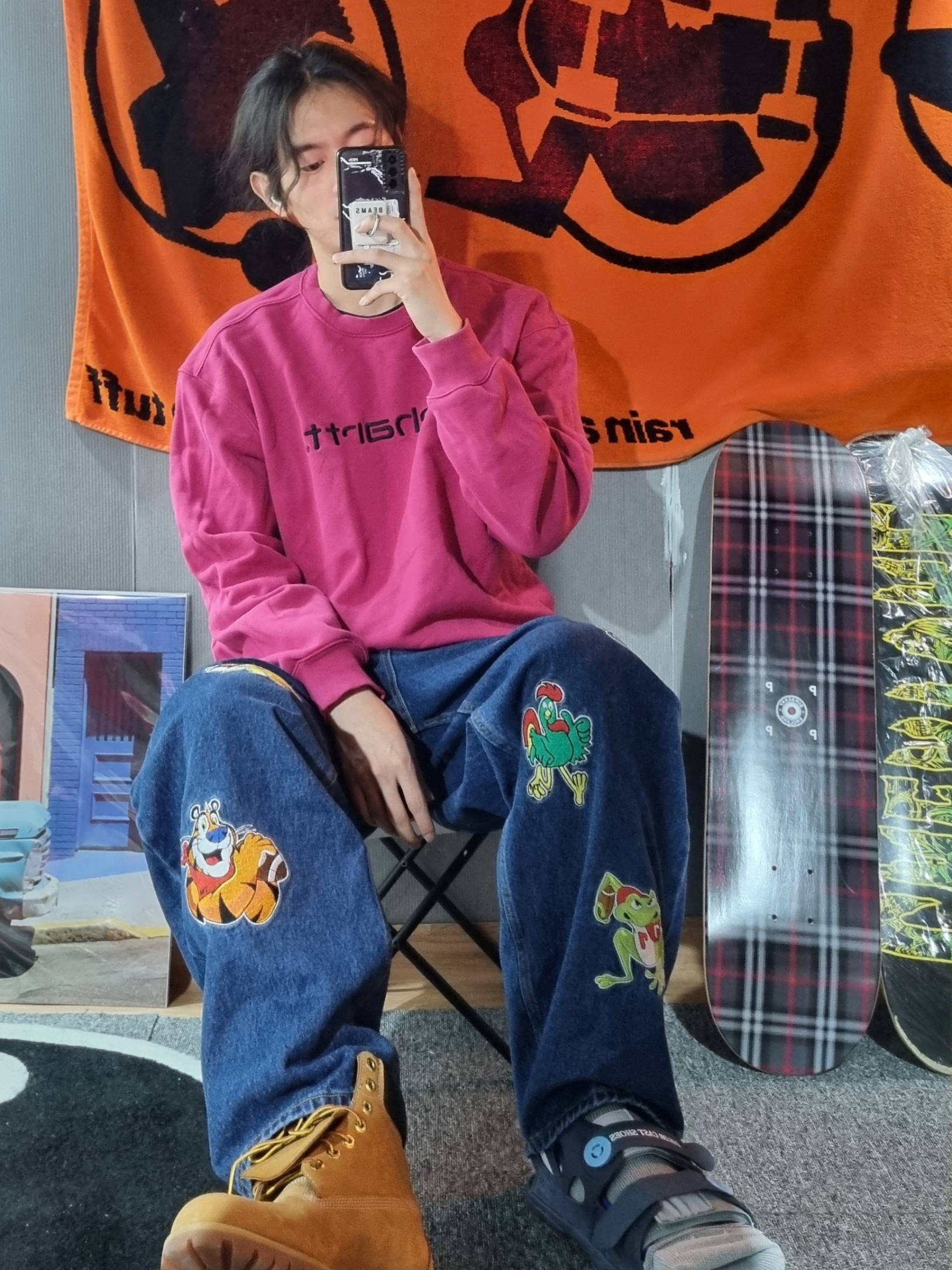 Timberland Premium 6 inch Waterproof Boot Wheat Nubuck - Wide, Stussy x Cactus Plant Flea Market Towel Orange 착용 스타일