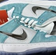 Nike x April Skateboards SB Dunk Low Pro QS Racer Blue Metallic Silver 착용 스타일