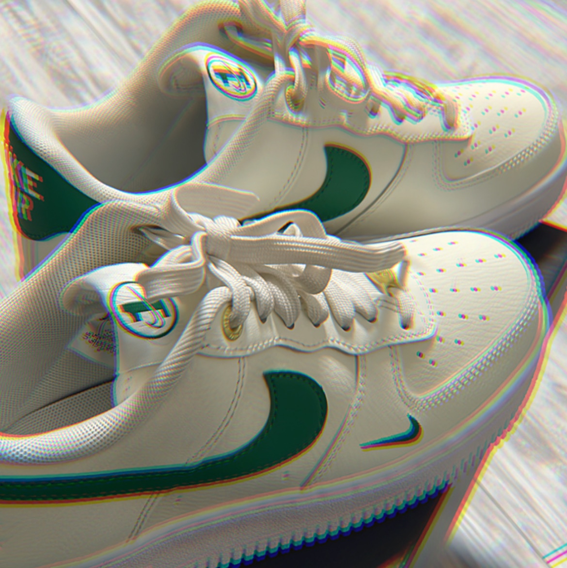 (W) Nike Air Force 1 '07 SE 40th Anniversary Join Forces Sail Malachite 착용 스타일