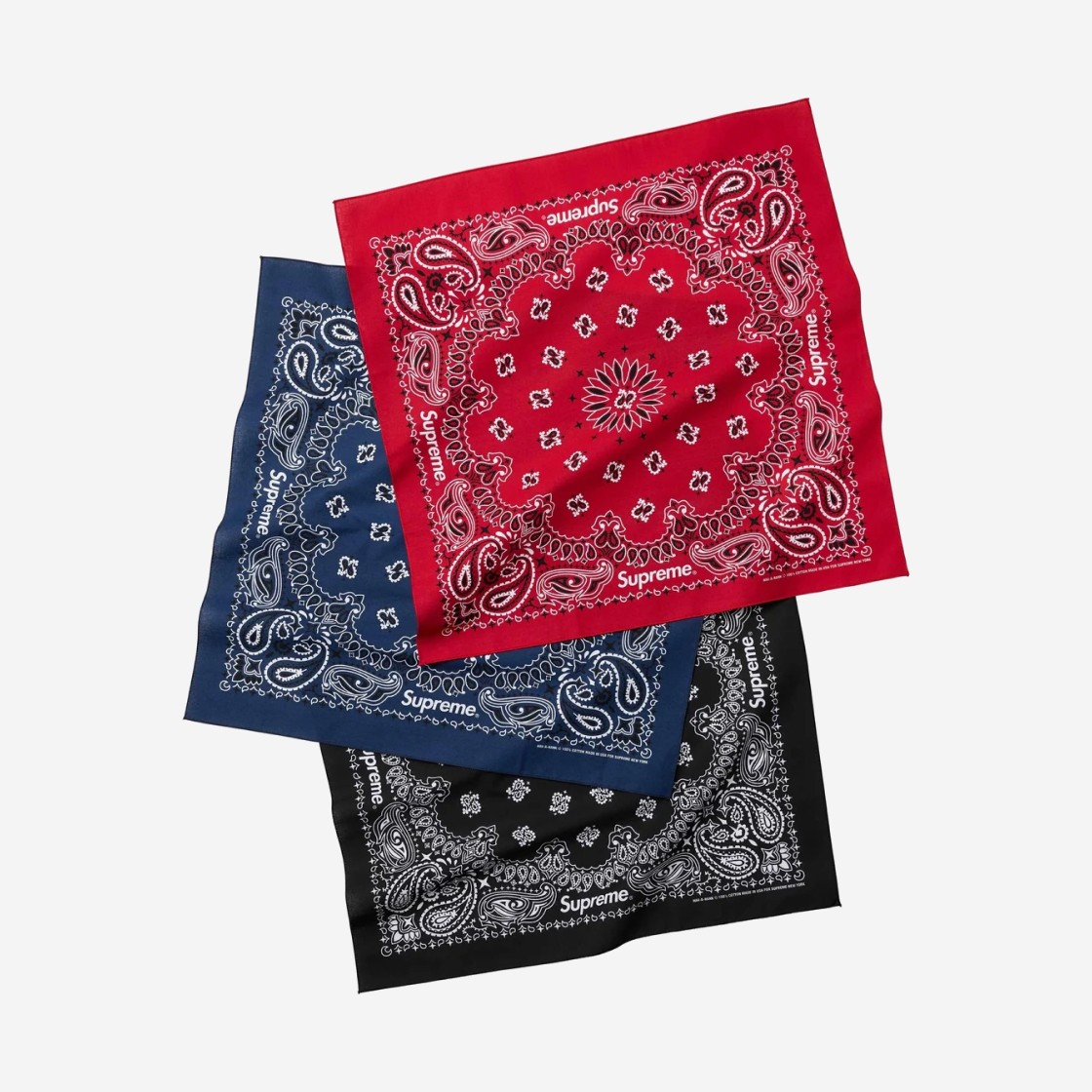 Supreme Hav-A-Hank Bandanas Multicolor (Set of 3) - 24SS 상세 이미지 1