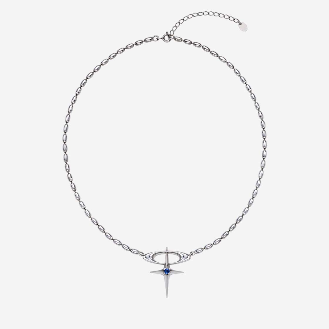 티스 로고 쥬얼 초커 블루 사파이어(Teeth Logo Jewel Choker Blue Sapphire) - 2