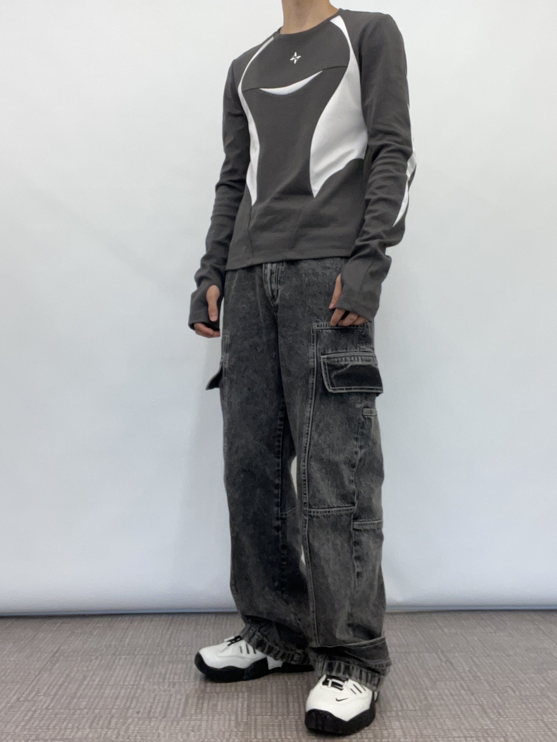 Nike x Ambush Air Adjust Force SP Summit White and Black 착용 스타일 - 4