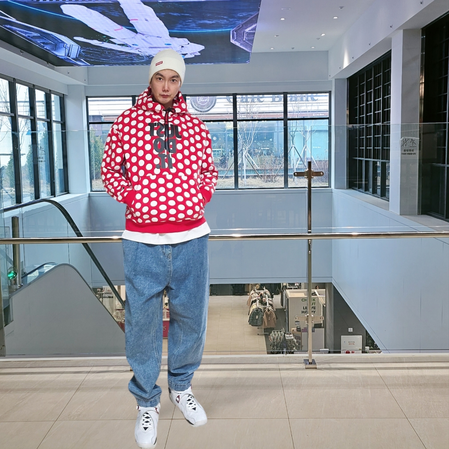 Jordan 8 Retro Alternate, Supreme New Era S Logo Beanie Natural - 22FW 착용 스타일