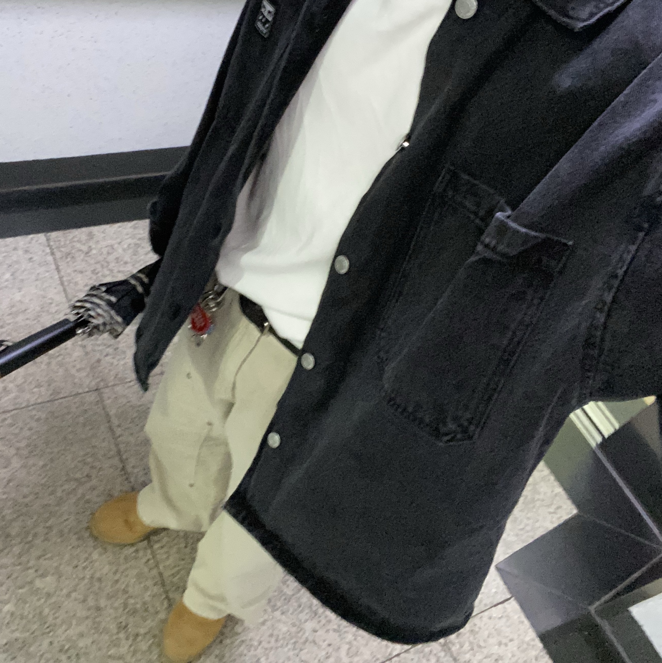 IAB Studio x Obey Painters Shirt Jacket Dusty Black, Timberland Premium 6 inch Waterproof Boot Wheat Nubuck - Wide 착용 스타일