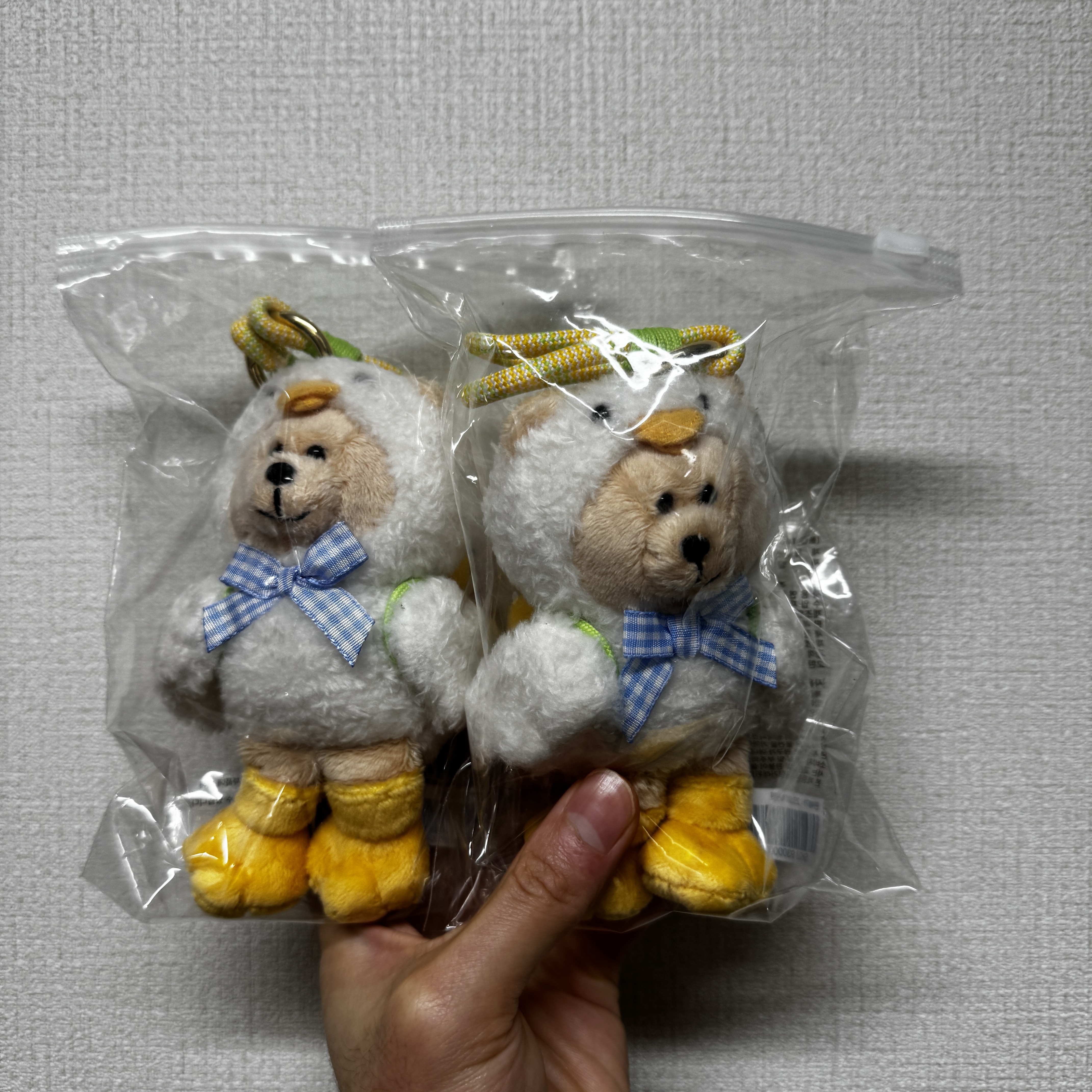 Starbucks Delight Color Rope Bearista Keychain 착용 스타일