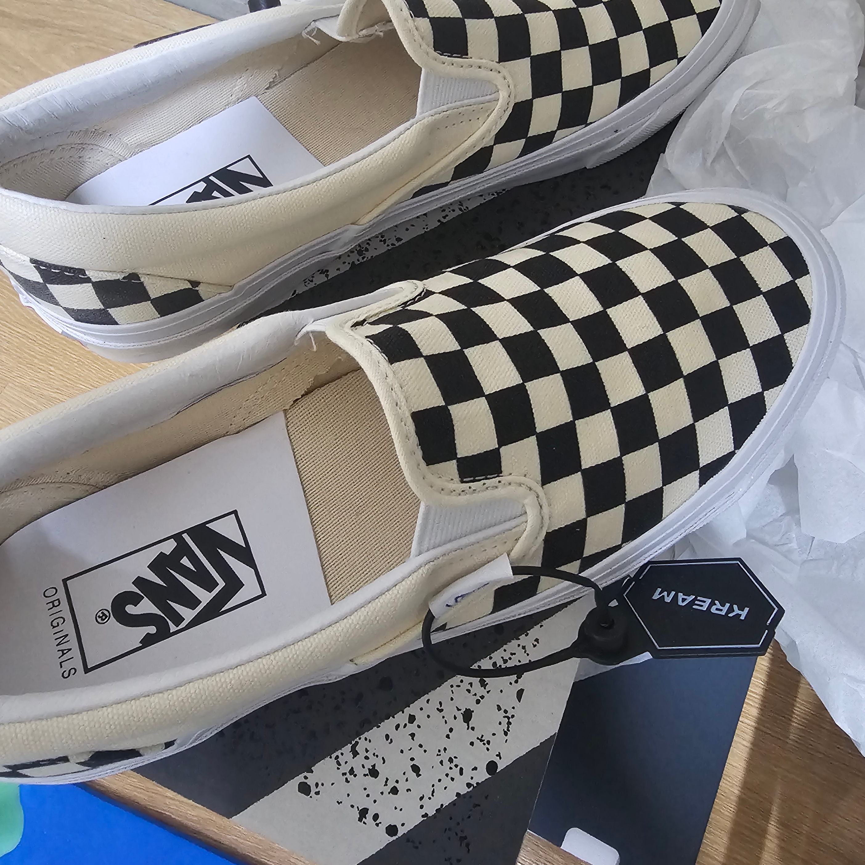Vans Vault OG Classic Slip-On Checkerboard 착용 스타일