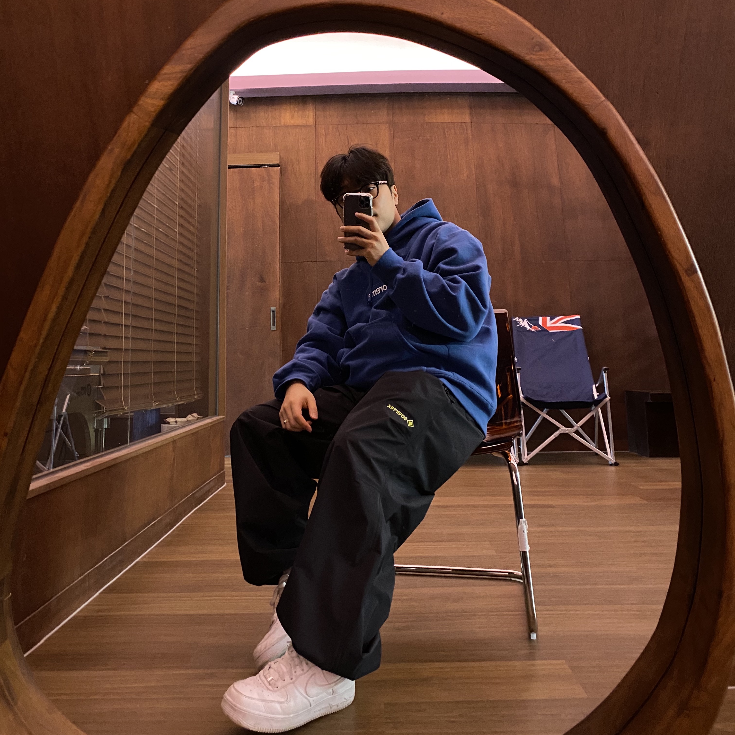 Stussy Gore-Tex Over Trouser Black 착용 스타일 - 1