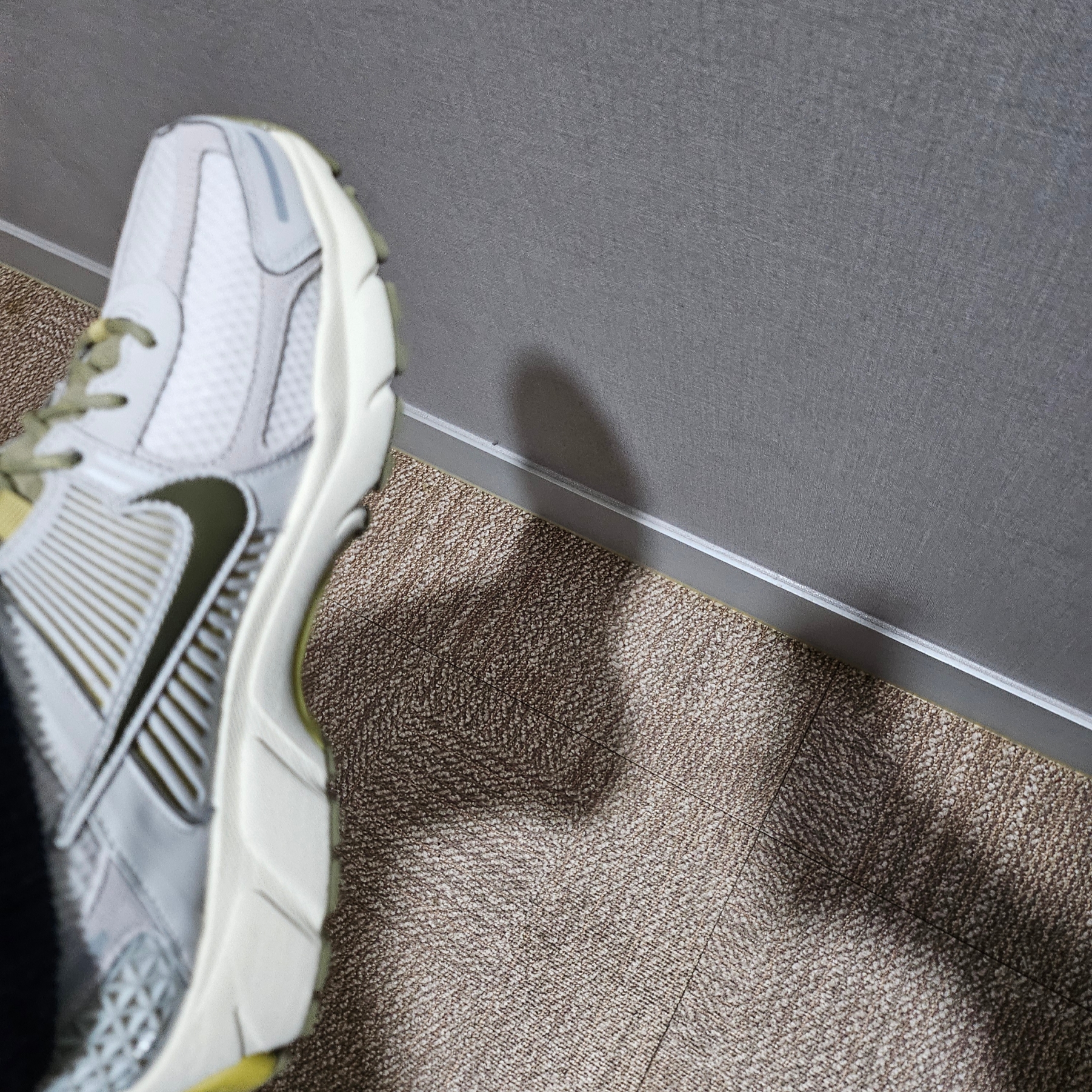 Nike Zoom Vomero 5 Light Bone and Phantom 착용 스타일