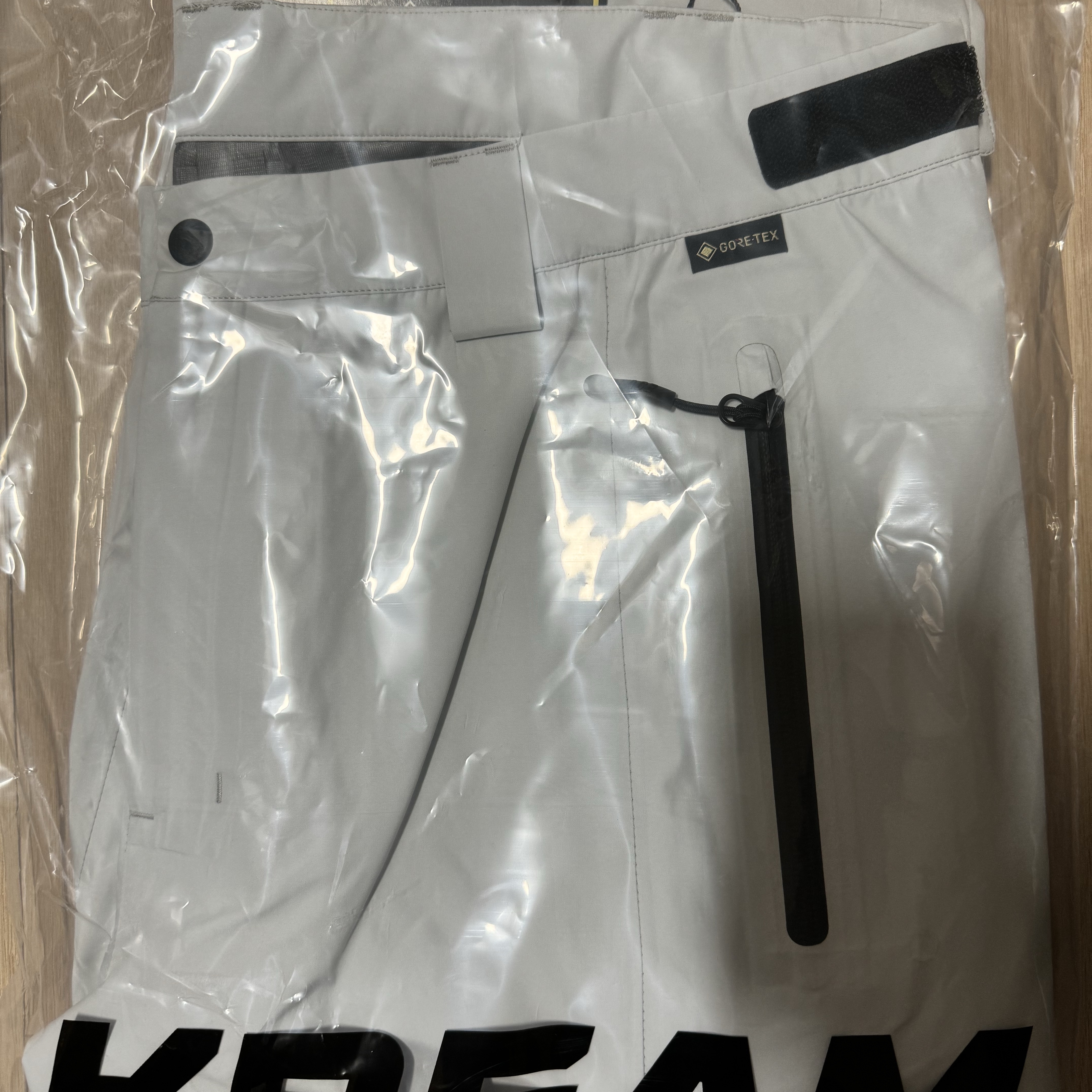 Palace Gore-Tex Cargo Bottom White - 23SS 착용 스타일 - 2