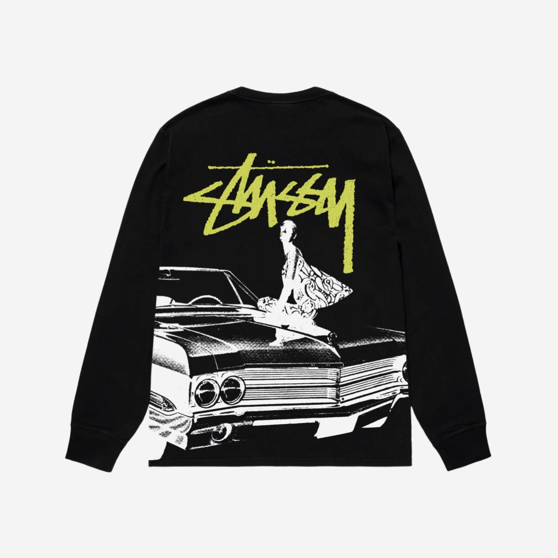 Stussy Beat Crazy LS T-Shirt Black 상세 이미지 1