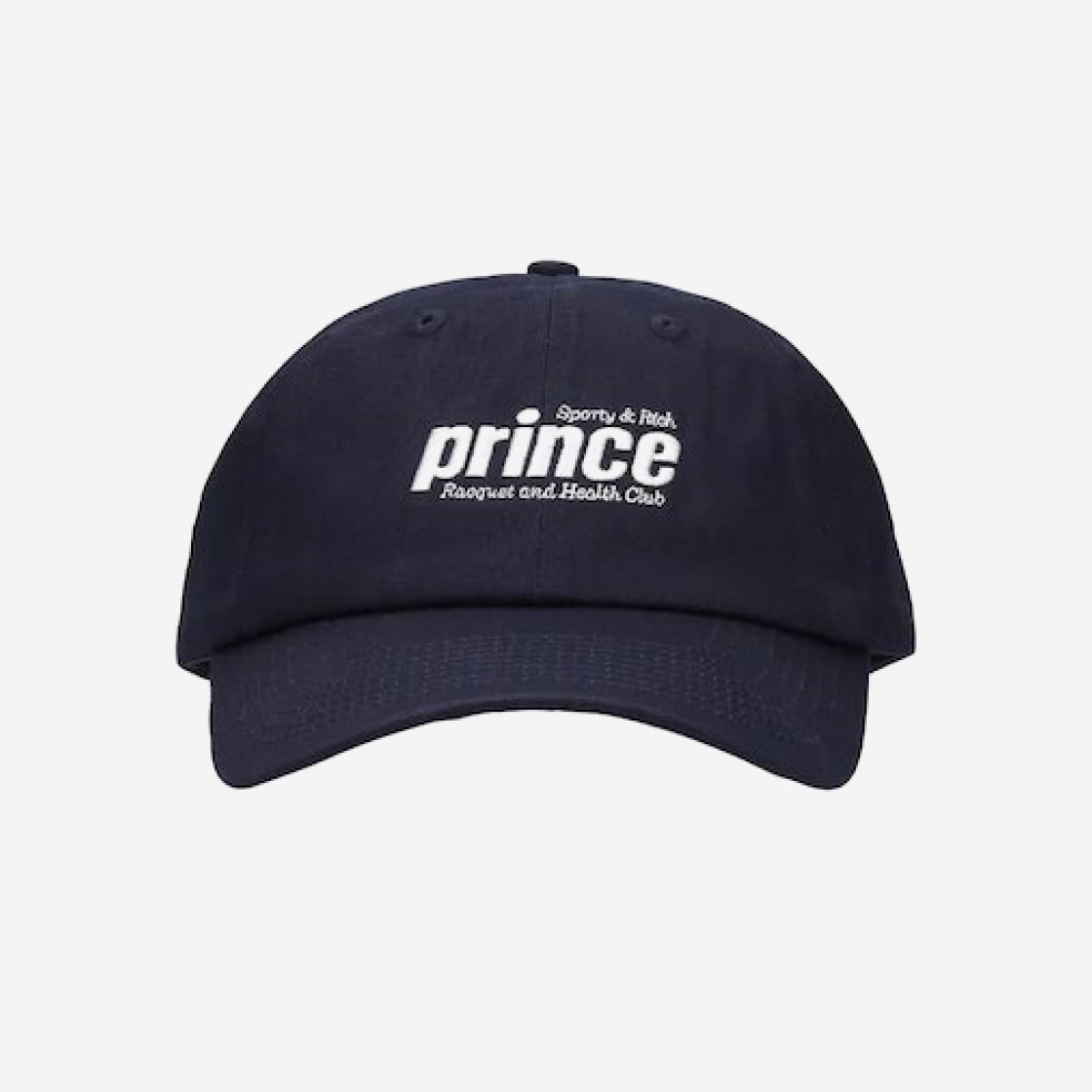 Sporty & Rich Prince Sporty Logo Ball Cap Navy 상세 이미지 1