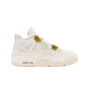 (W) Jordan 4 Retro Metallic Gold