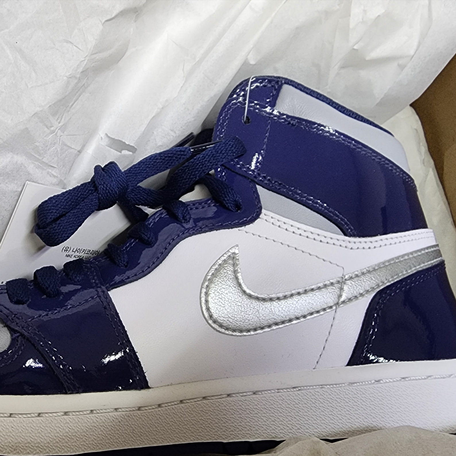 Jordan 1 High Golf Midnight Navy 착용 스타일