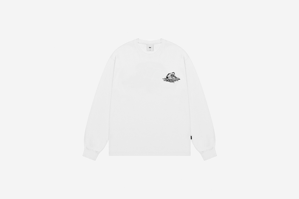 ★OY★MELTING CUBE LONG SLEEVE-WHITE★正規品/韓国直送料込 오와이 멜팅 큐브 롱슬리브 화이트 | OY | KREAM