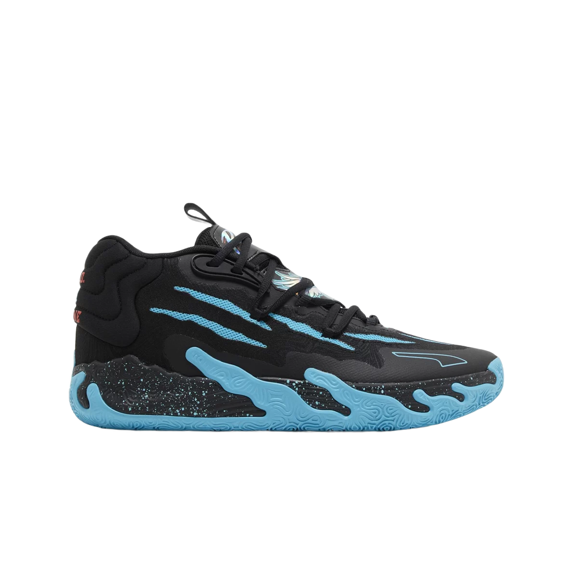 푸마 MB.03 라멜로 볼 블루 하이브 블랙 일렉트릭 페퍼민트(Puma MB.03 Lamelo Ball Blue Hive Black Electric Peppermint)