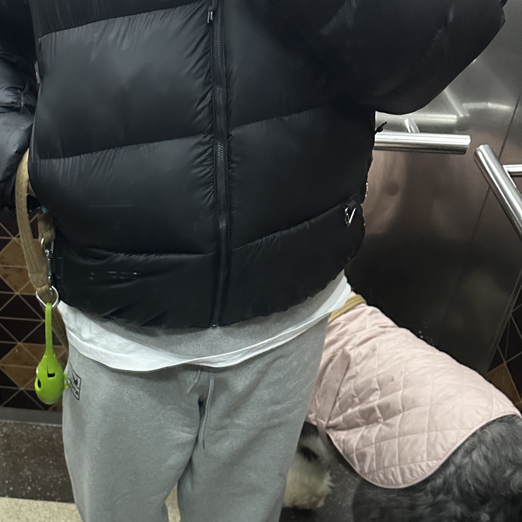 Nike x Stussy NRG RA Fleece Pants Dark Grey Heather (DJ9490-063) 착용 스타일