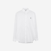 [40%적립] Polo Ralph Lauren Classic Fit Garment Dyed Oxford Shirt White