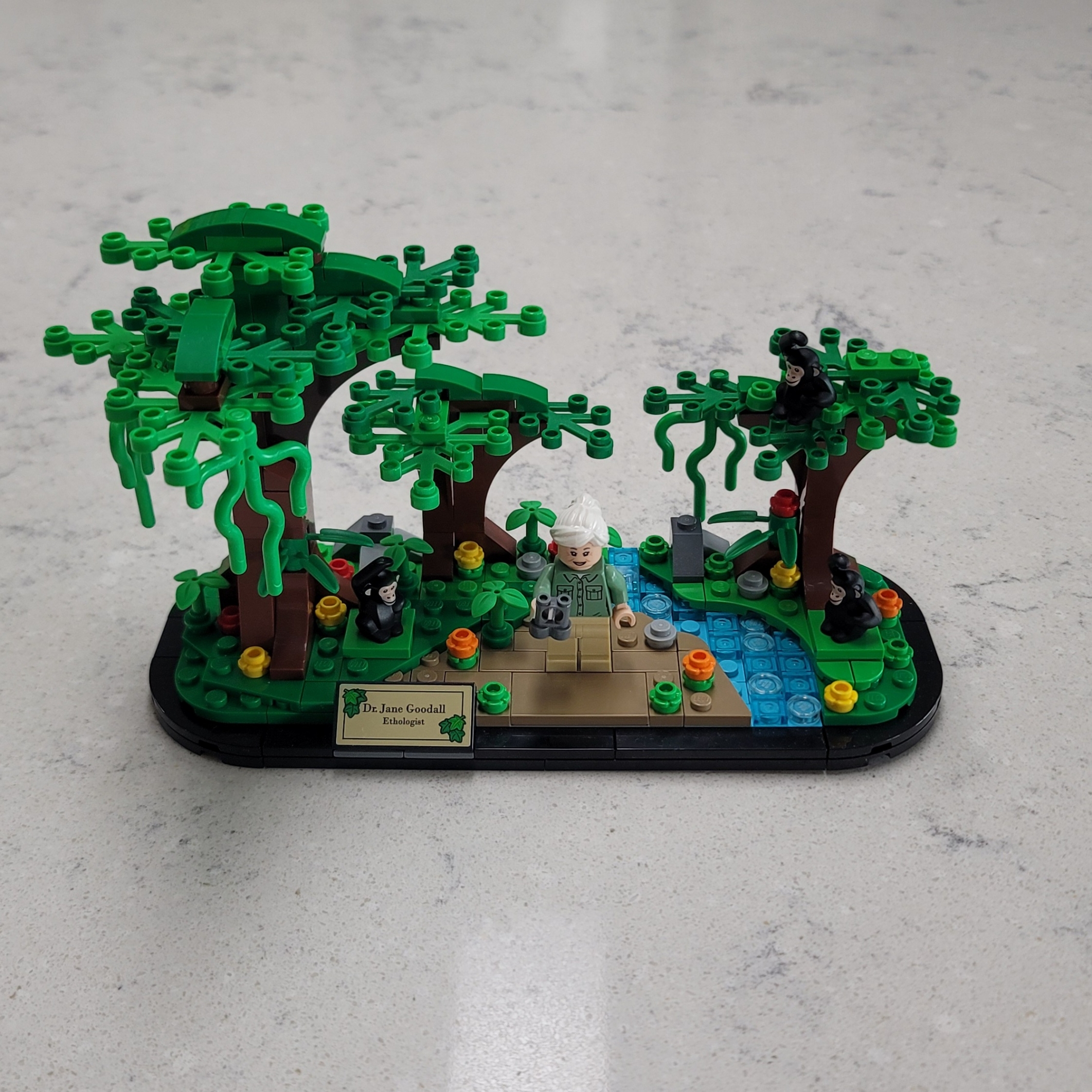 Lego Jane Goodall Tribute 착용 스타일
