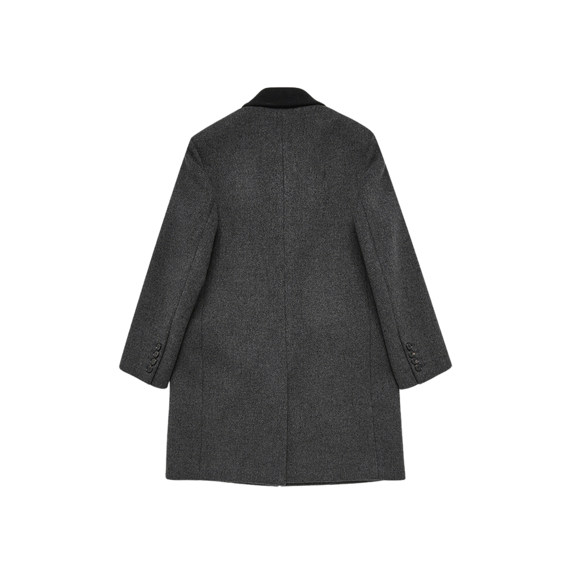 Dunst Essential Wool Single Coat Melange Grey 상세 이미지 2