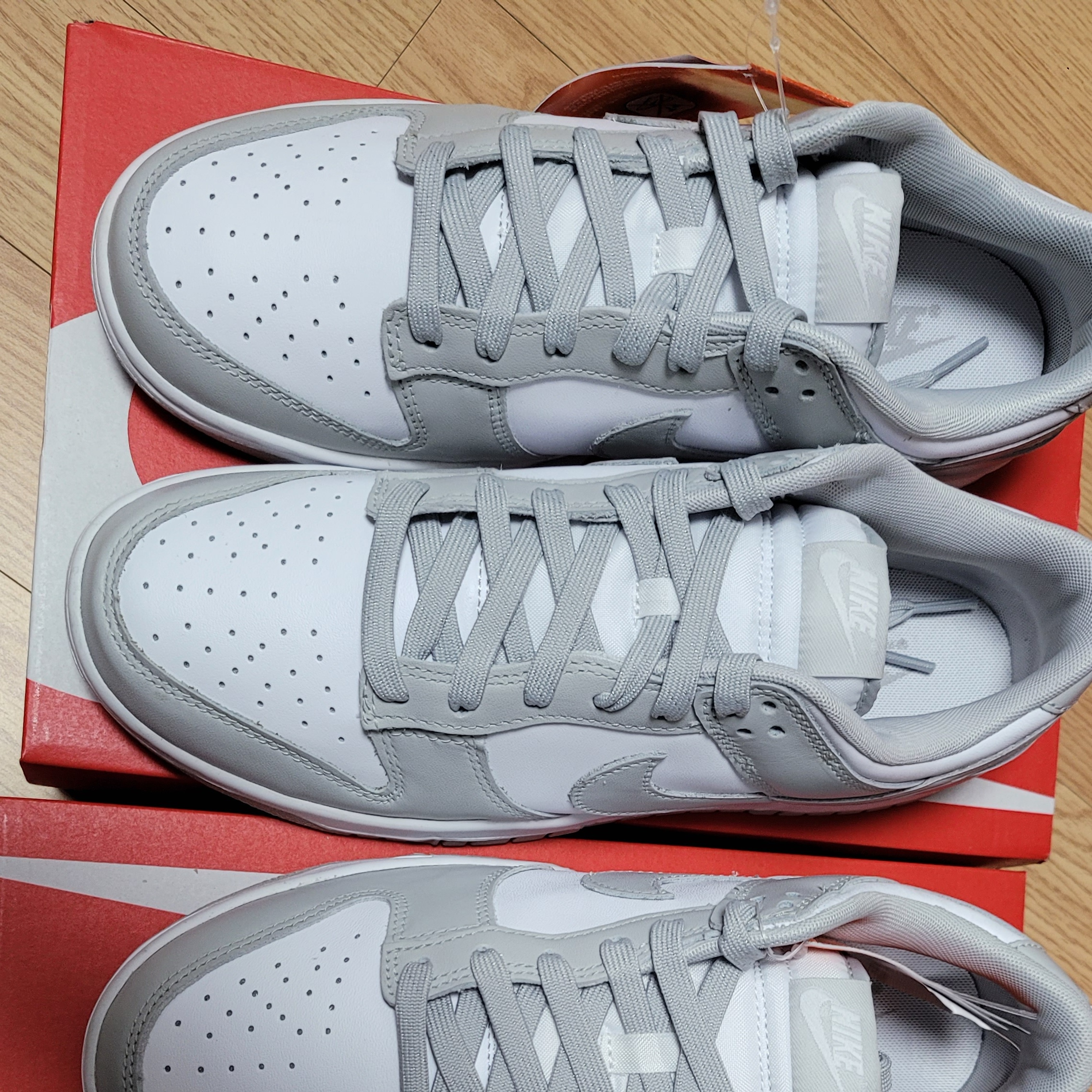 Nike Dunk Low Retro Grey Fog 착용 스타일