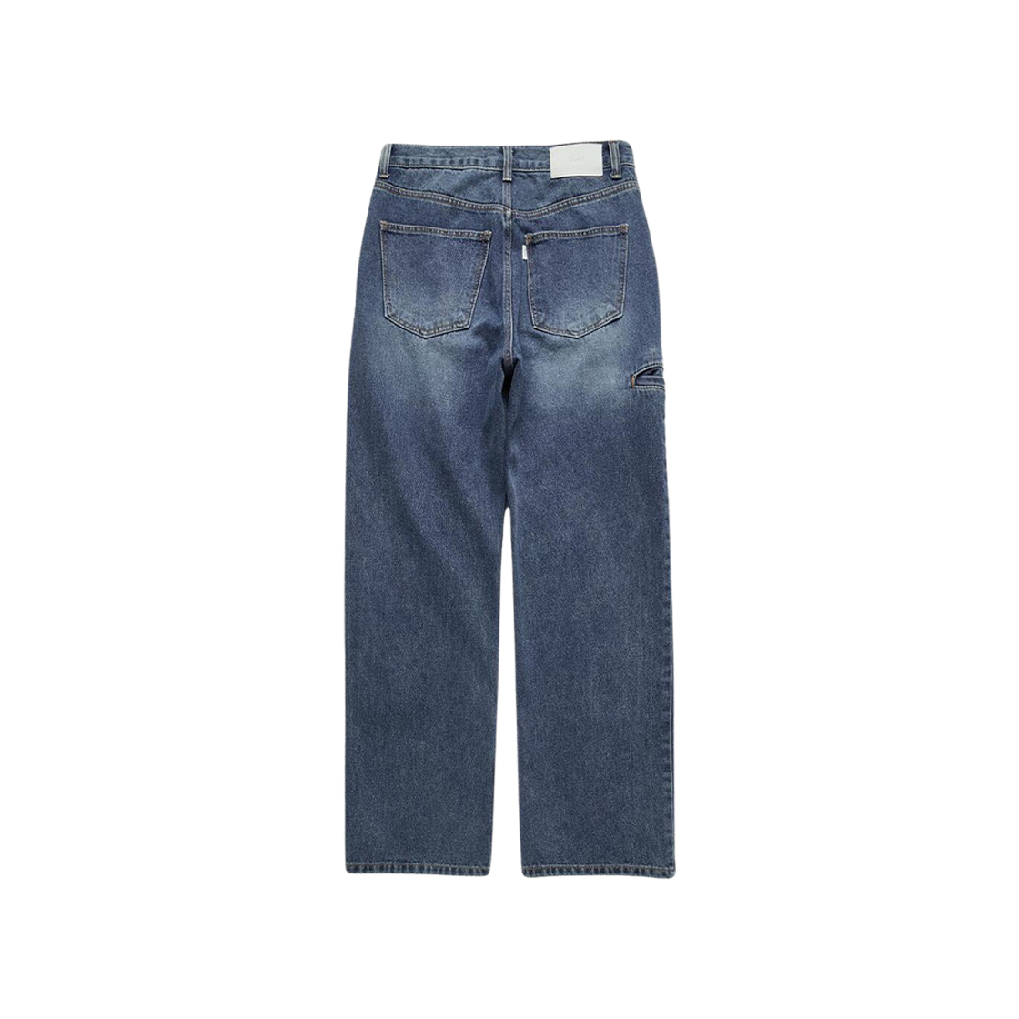 Dunst Wide-Leg Tucked Jeans Mid Blue 상세 이미지 2