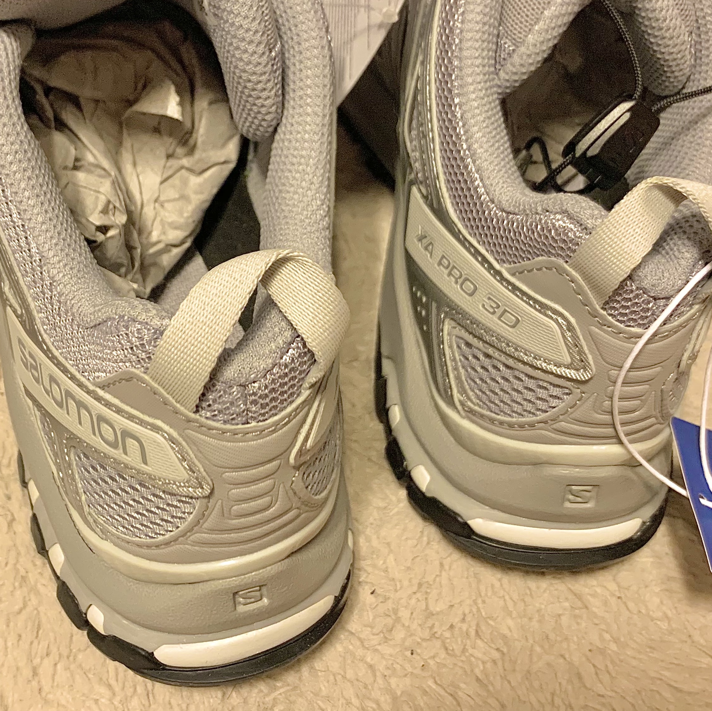 Salomon XA Pro 3D Alloy Silver 착용 스타일 - 3