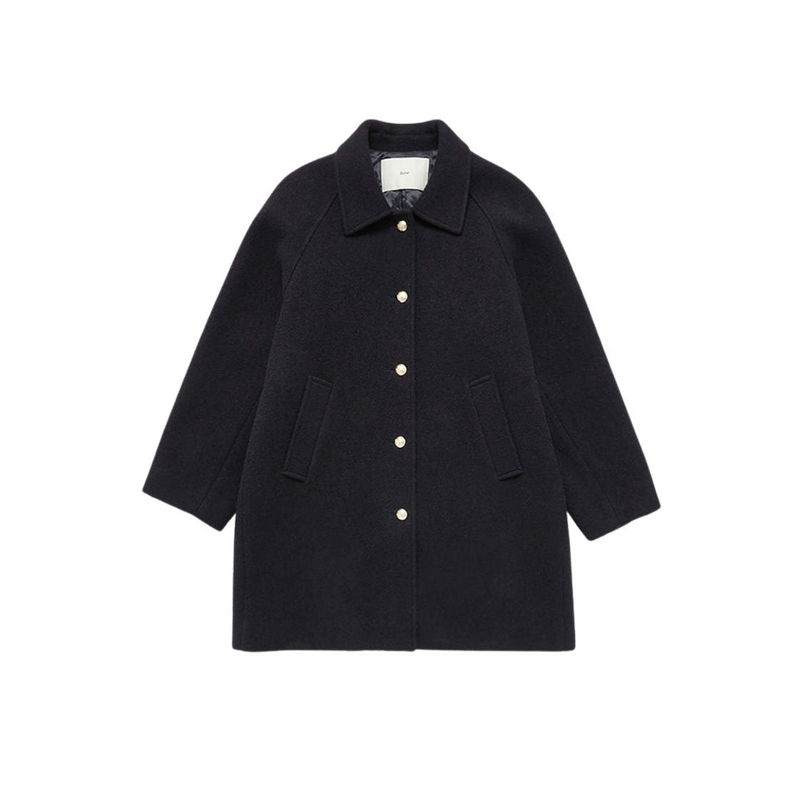 (W) Dunst Boucle Wool Half Coat Dark Navy 상세 이미지 1