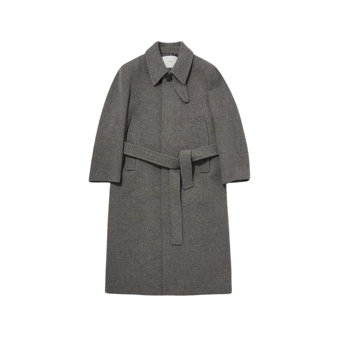 Dunst Oversized Wool Mac Coat Charcoal Grey 상세 이미지 1