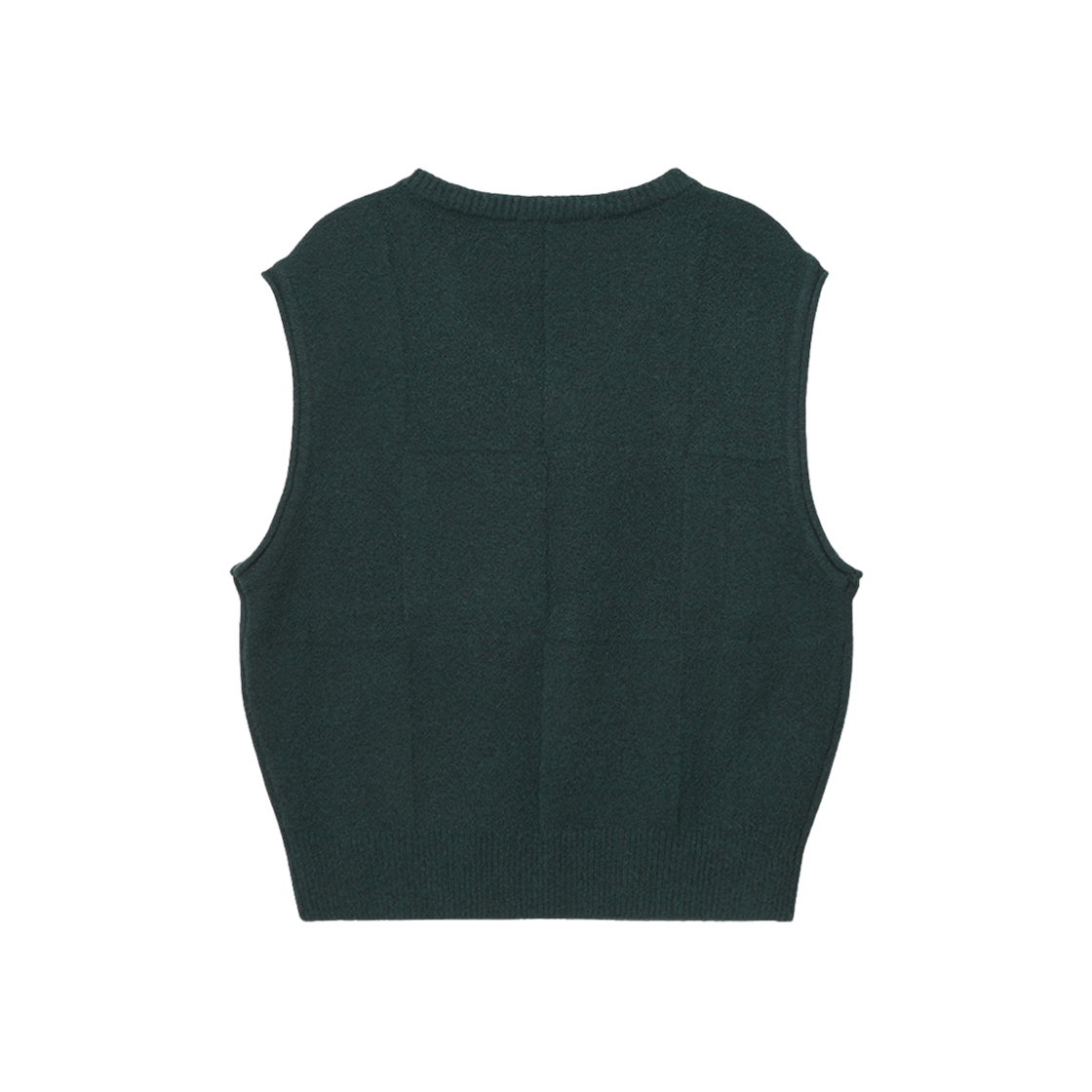 Dunst Divide V-Neck Wool Vest Forest Green 상세 이미지 2