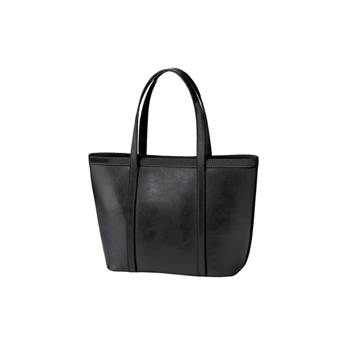 (W) Dunst Crinkled Leather Tote Bag Black 상세 이미지 2