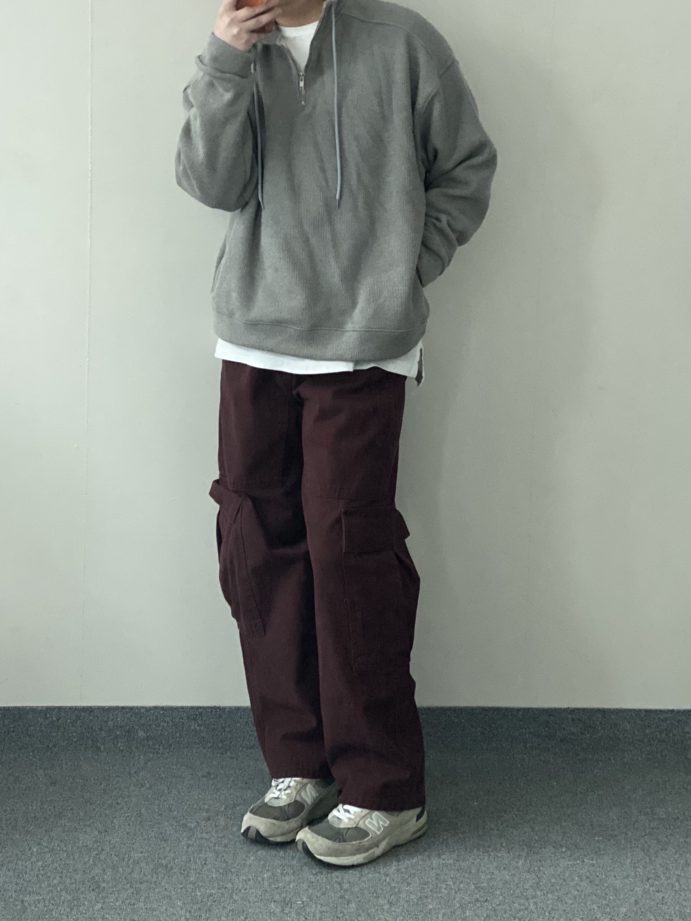 New Balance 991 Made in UK Grey 착용 스타일