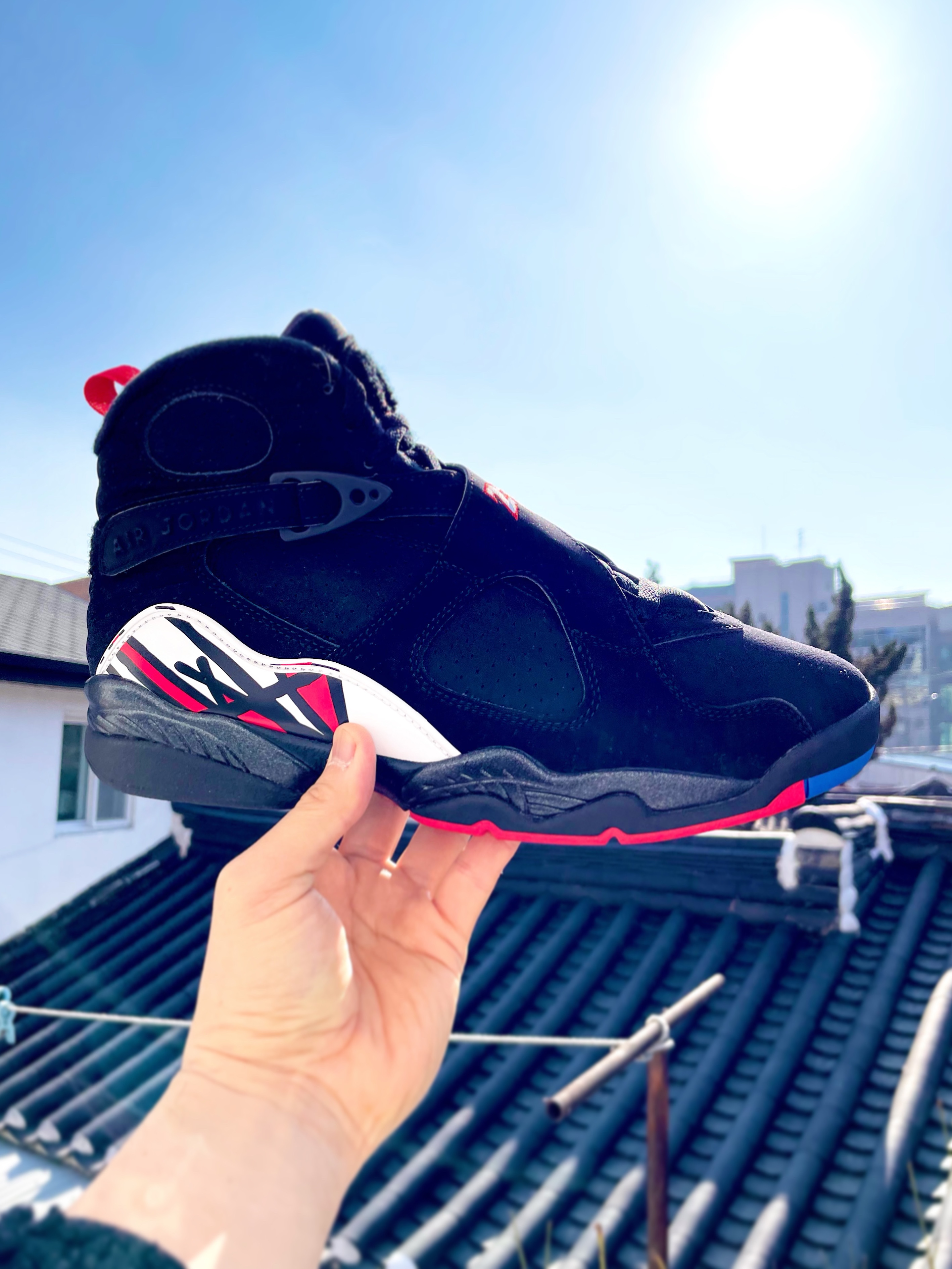 Jordan 8 Retro Playoffs 2023 착용 스타일