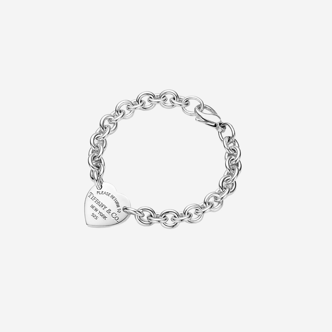 Tiffany & Co. Return To Tiffany Heart Tag Bracelet Large Sterling Silver 상세 이미지 1