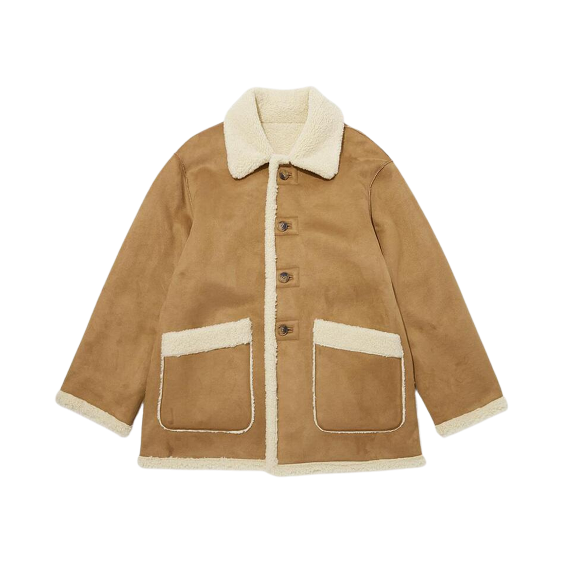 Dunst Reversible Shearling Jacket Camel 상세 이미지 1