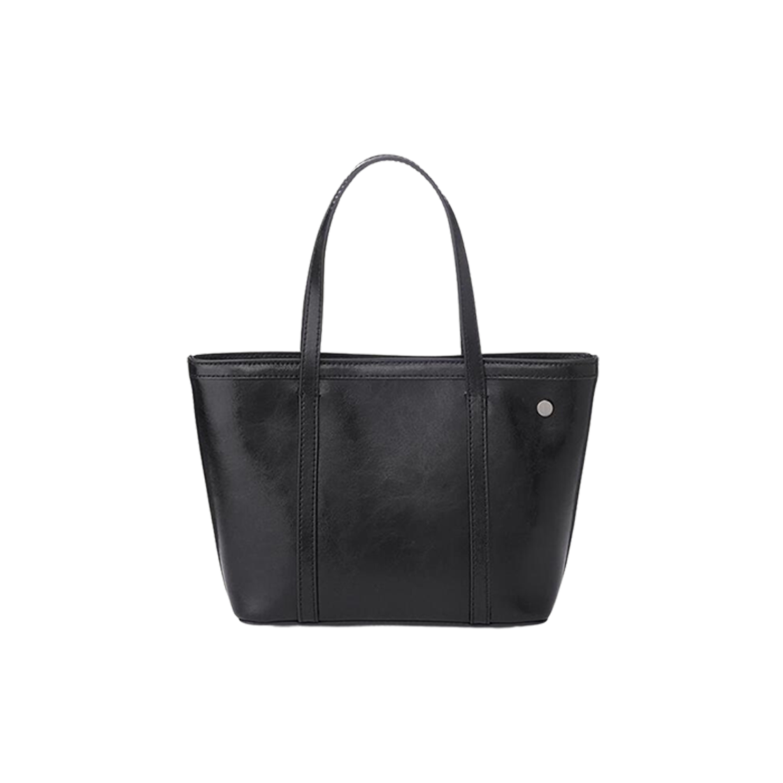 (W) Dunst Crinkled Leather Tote Bag Black 상세 이미지 1