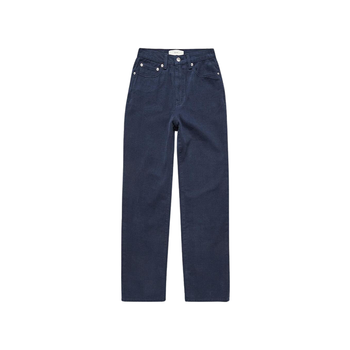 (W) Dunst Brushed Straight Jeans Navy 상세 이미지 1