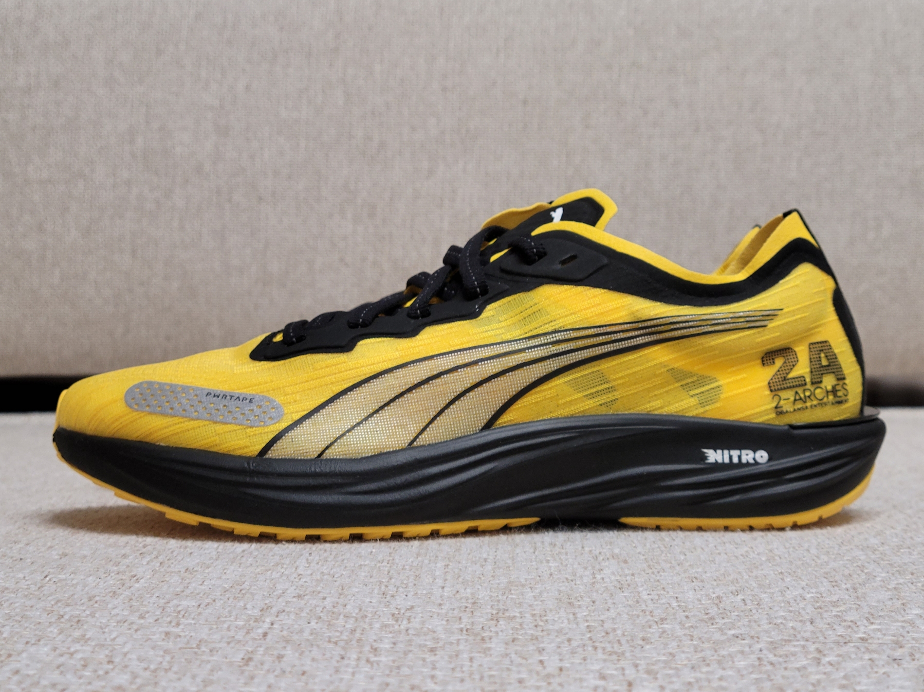 (W) Puma x Balansa Liberate Nitro 2 Freesia Black 착용 스타일 - 1