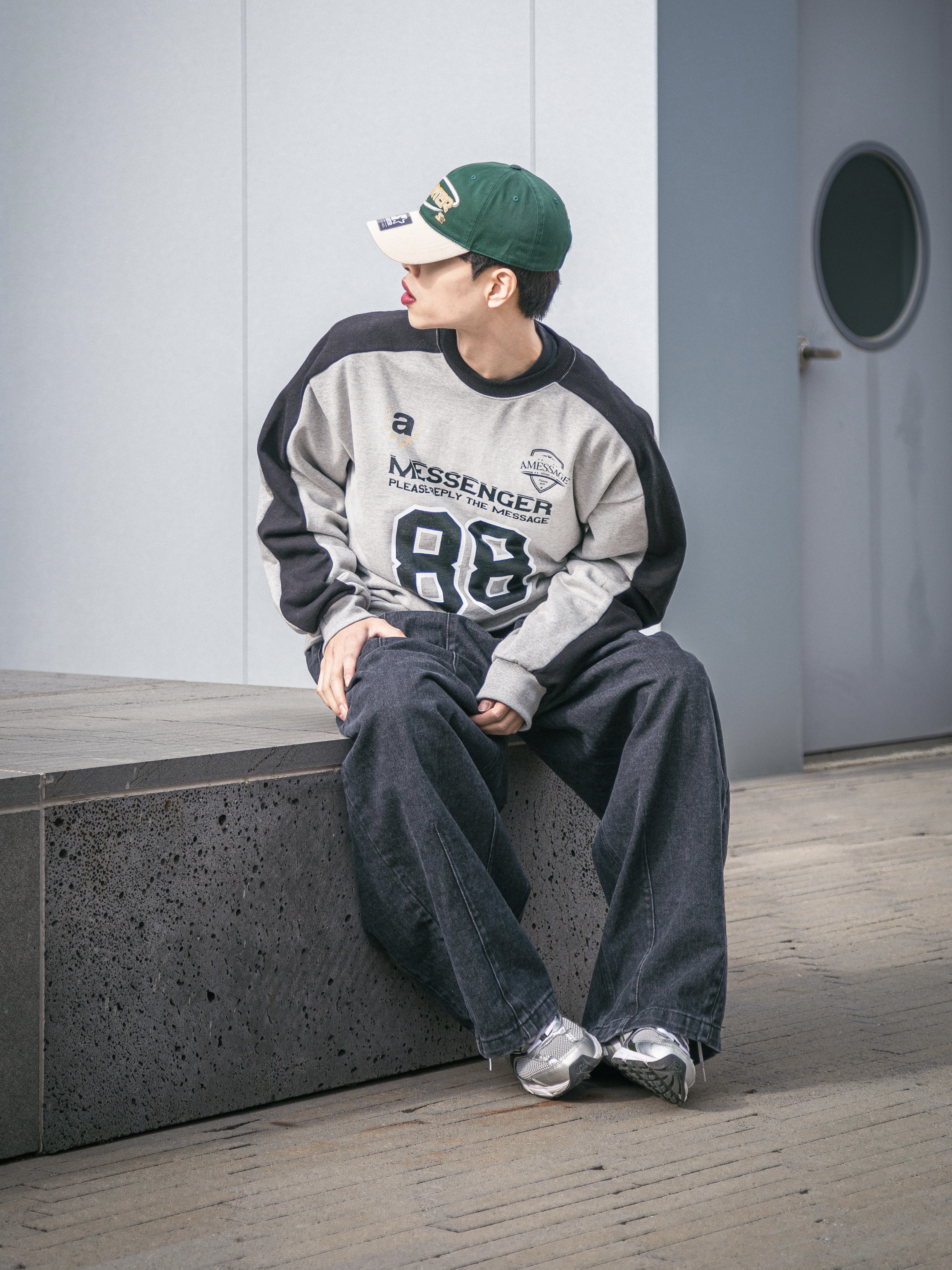 New Balance 530 Silver 착용 스타일 - 2
