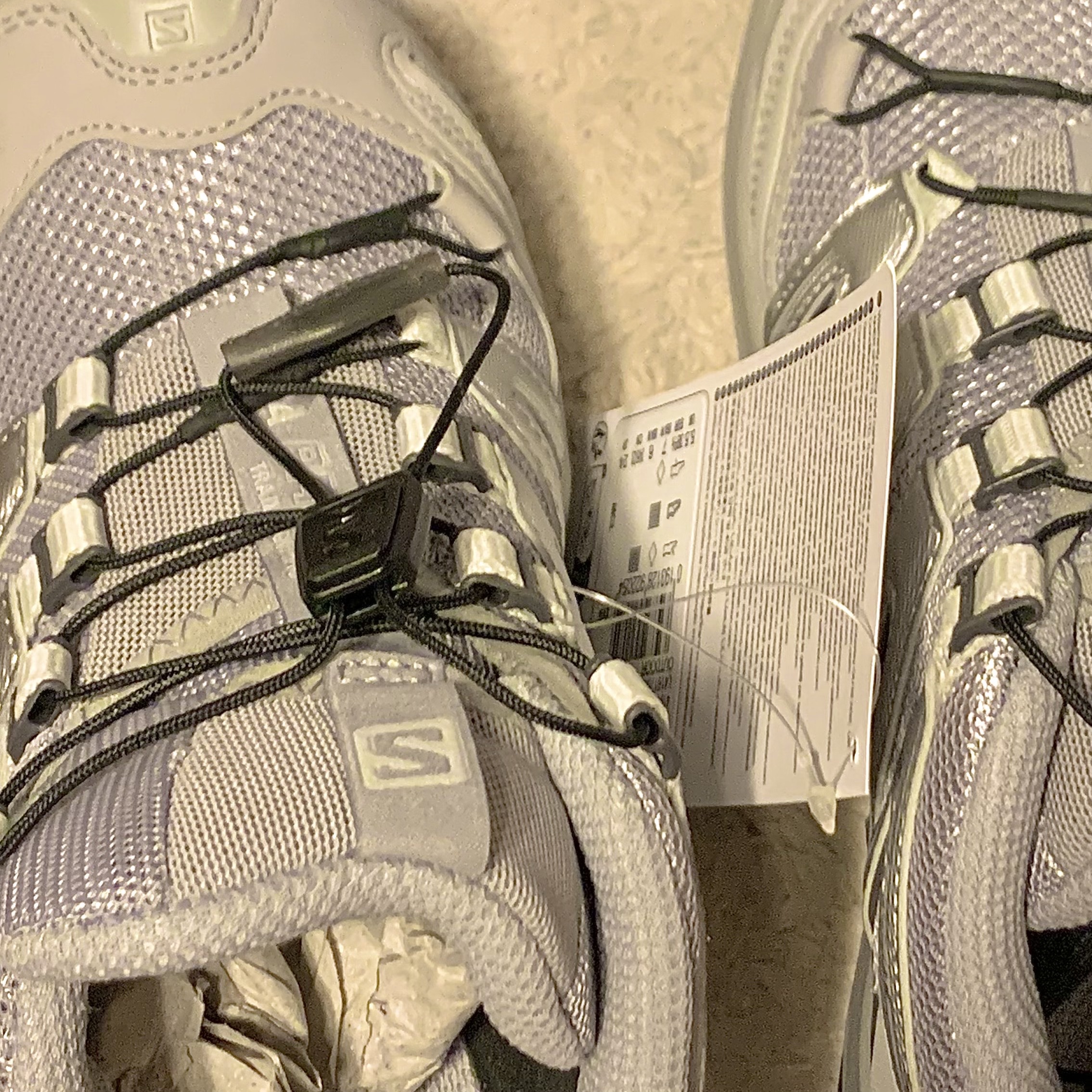 Salomon XA Pro 3D Alloy Silver 착용 스타일 - 2
