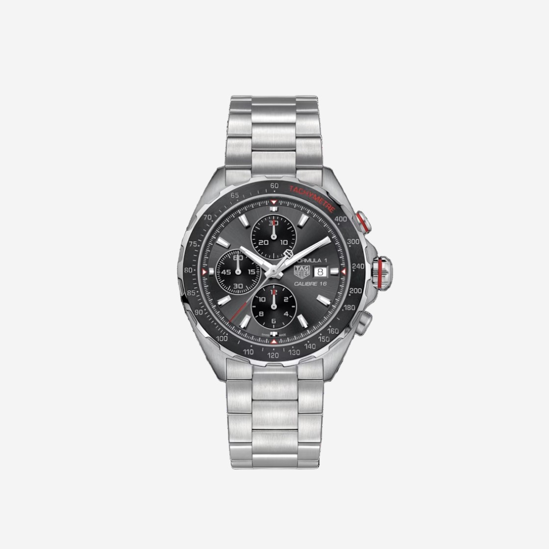 TAG Heuer Formula 1 Automatic Chronograph Steel Grey Black 상세 이미지 1