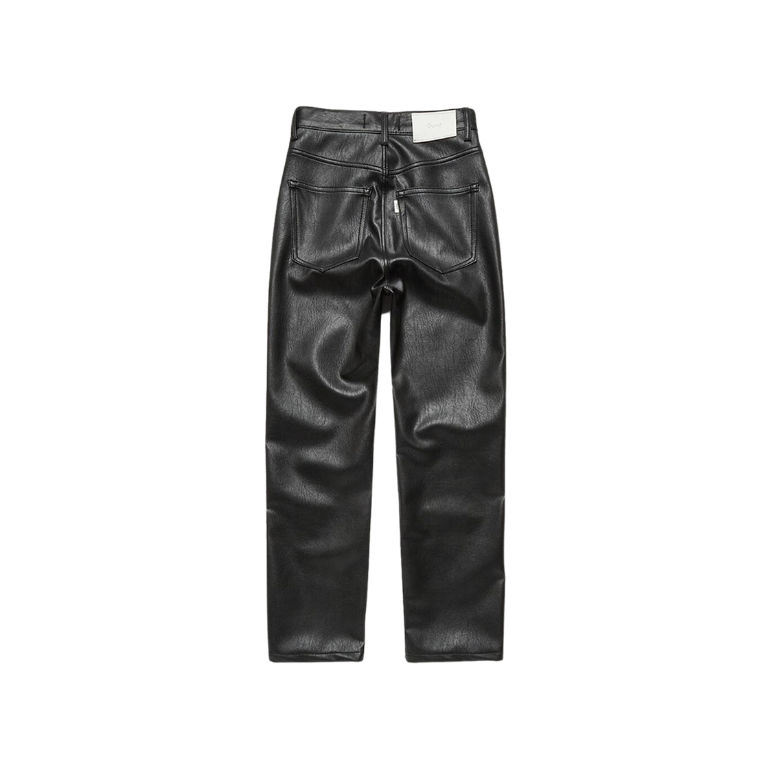 (W) Dunst Vegan Leather Jeans Black 상세 이미지 2