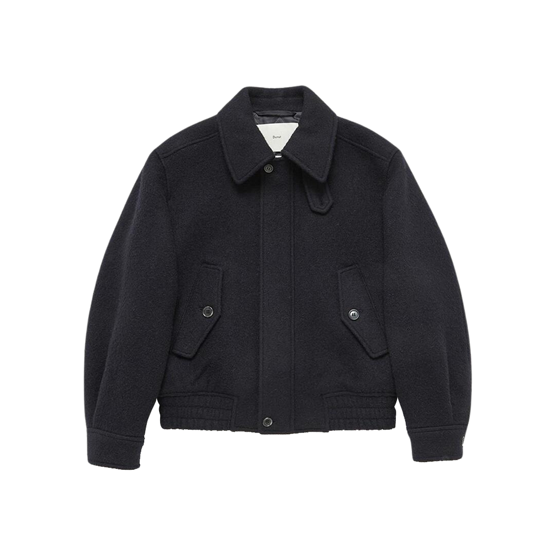 Dunst Textured Collar Wool Blouson Boucle Navy 상세 이미지 1