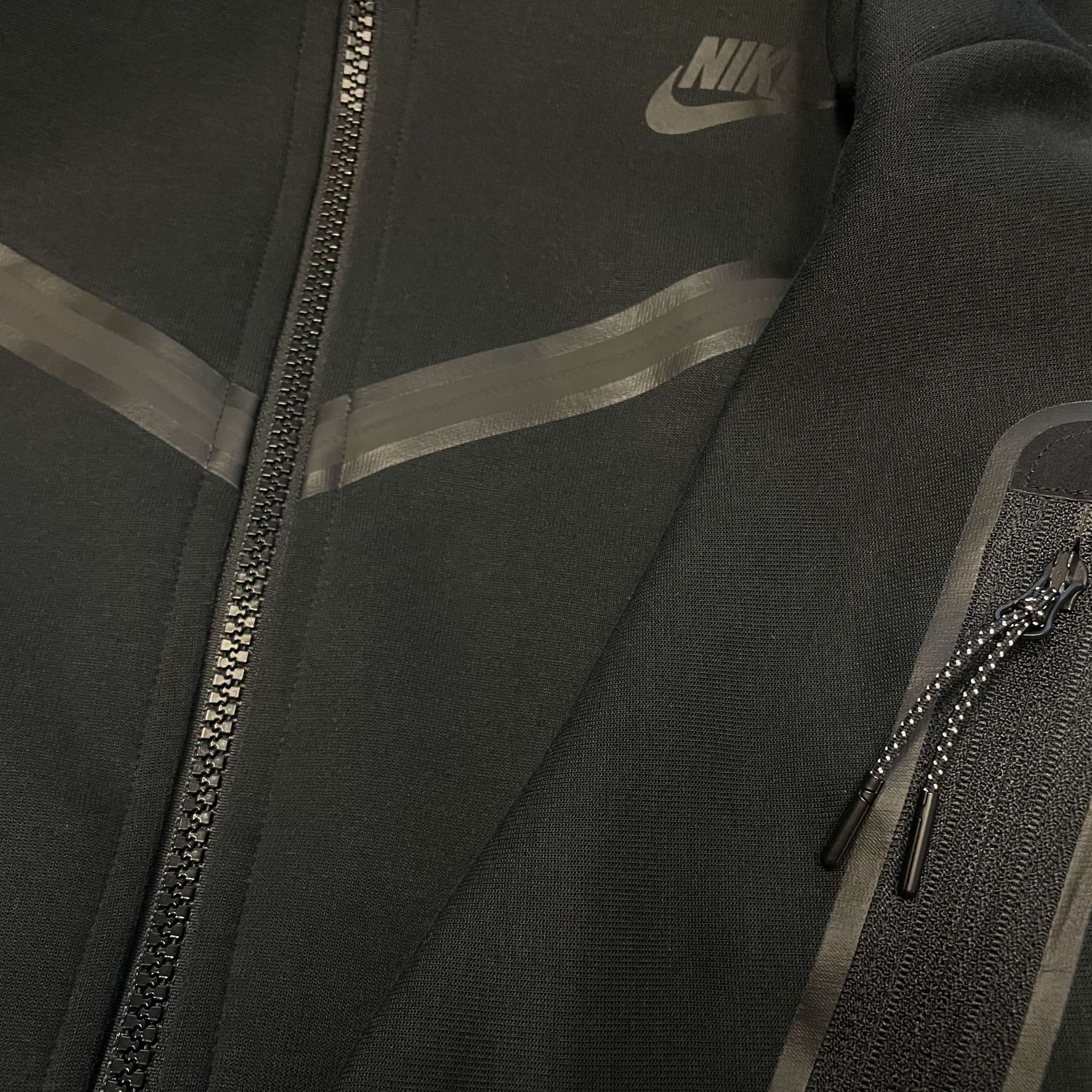 Nike NSW Tech Fleece Full Zip Hoodie Black - Asia 착용 스타일
