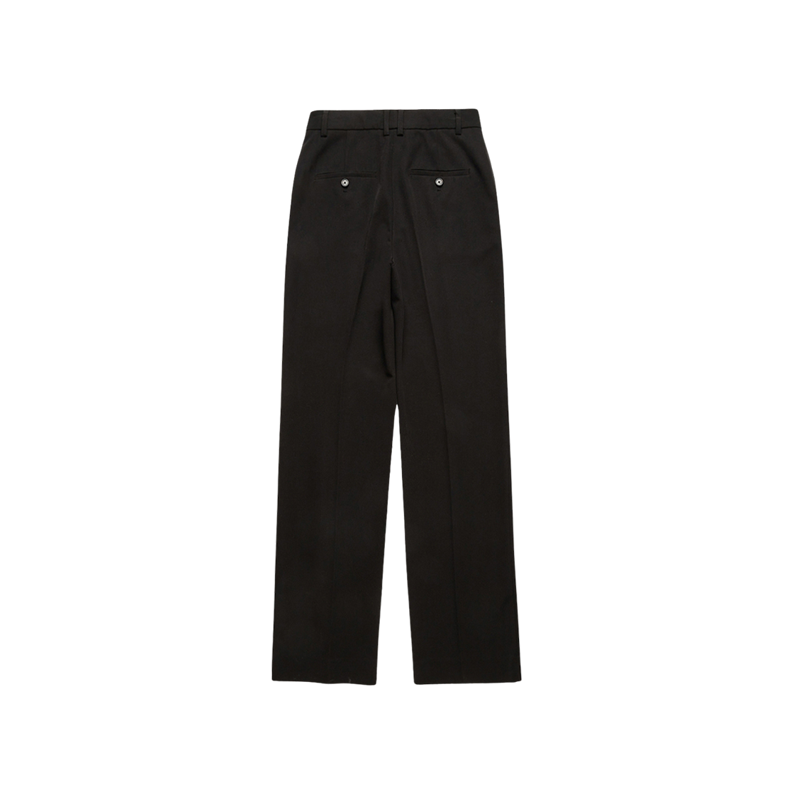 (W) Dunst Semi-Wide Straight Slacks Black 상세 이미지 2