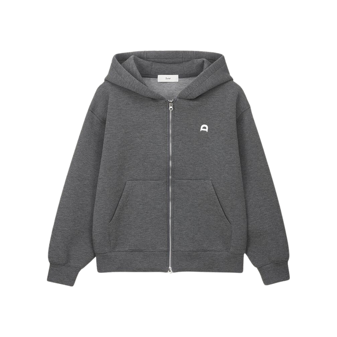 Dunst Neoprene Zip-Up Hoodie Charcoal Grey 상세 이미지 1