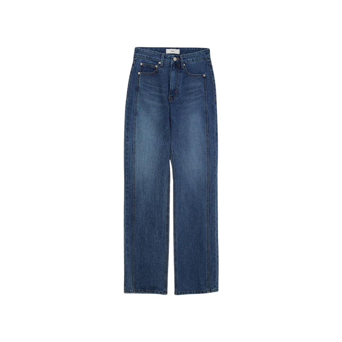 (W) Dunst Linear Straight Jeans Classic Blue 상세 이미지 1