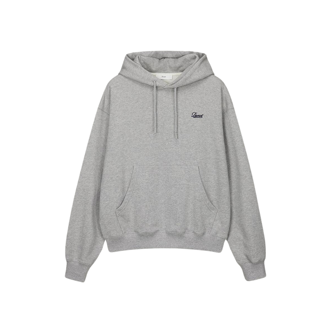 Dunst Classic Small Logo Hoodie Melange Grey 상세 이미지 1