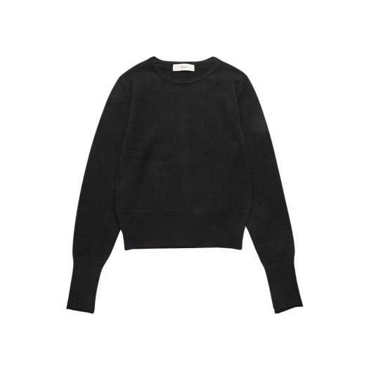 (W) 던스트 썸홀 커프 스웨터 블랙